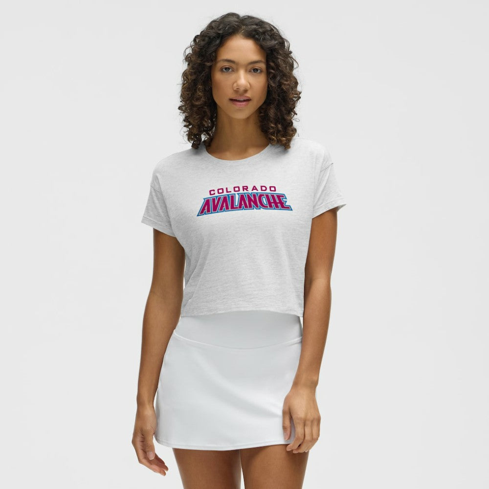 NHL Colorado Avalanche lululemon Women's Cates T-Shirt - Heathered Core Ultra Light Grey