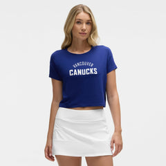 NHL Vancouver Canucks lululemon Women's Cates T-Shirt - Larkspur