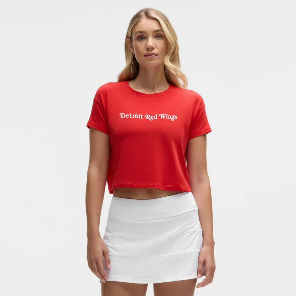 NHL Detroit Red Wings lululemon Women's Cates T-Shirt - True Red