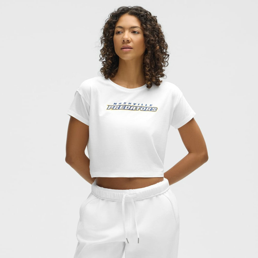 NHL Nashville Predators lululemon Women's Cates T-Shirt - White