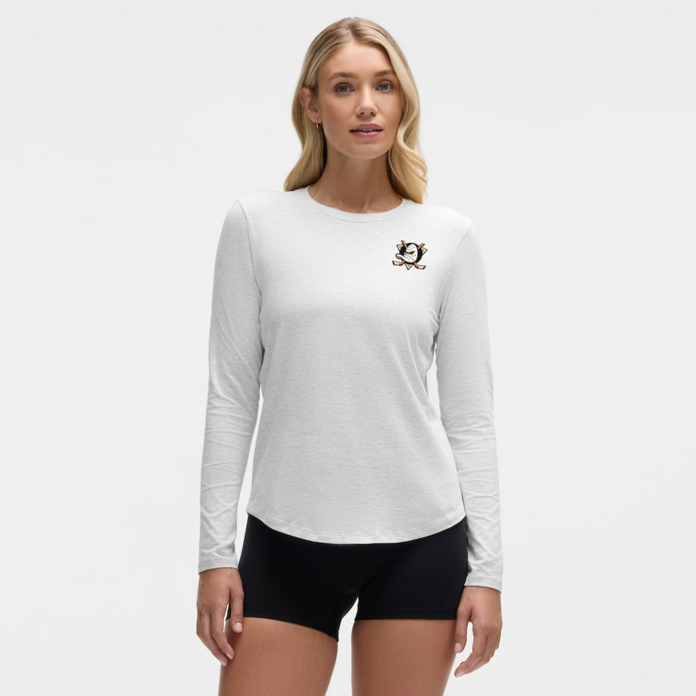 NHL Anaheim Ducks lululemon Women's Love Long Sleeve T-Shirt - Heathered Core Ultra Light Grey