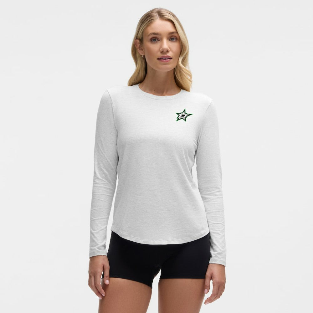 NHL Dallas Stars lululemon Women's Love Long Sleeve T-Shirt - Heathered Core Ultra Light Grey