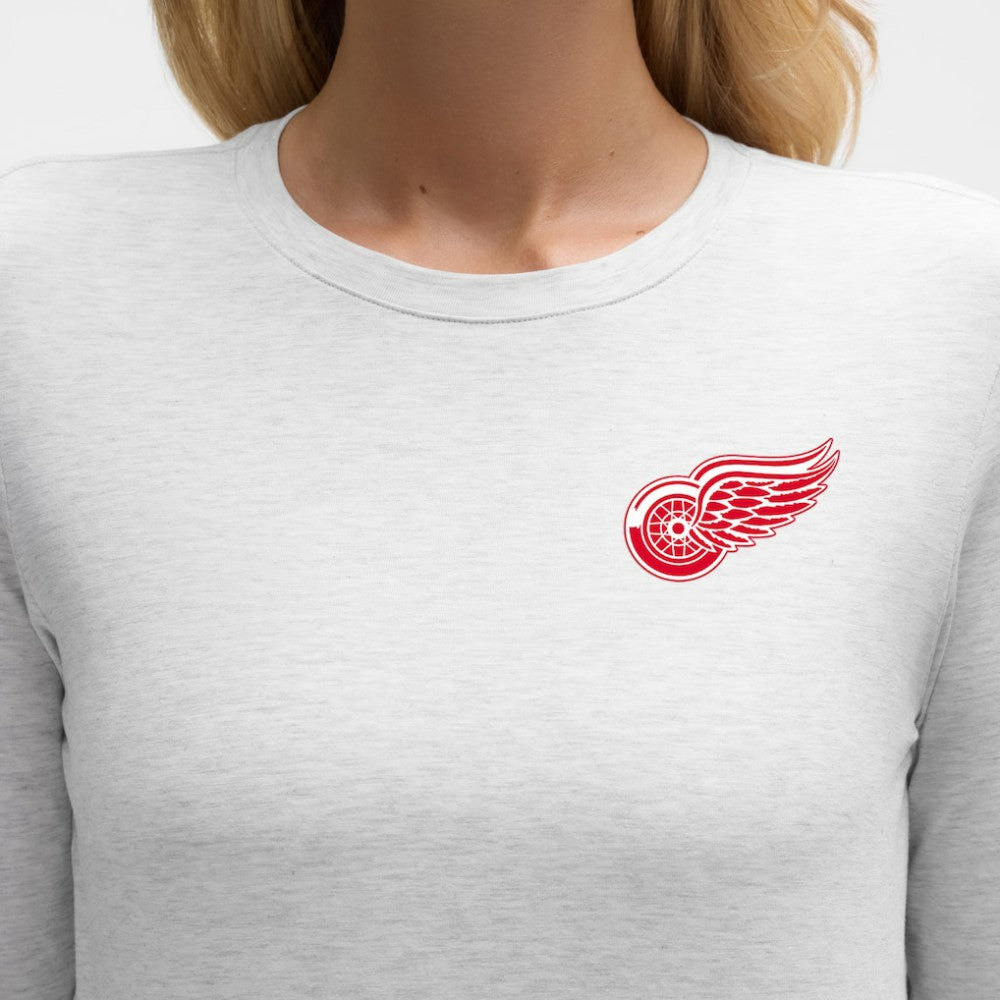 NHL Detroit Red Wings lululemon Women's Love Long Sleeve T-Shirt - Heathered Core Ultra Light Grey