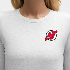 NHL New Jersey Devils lululemon Women's Love Long Sleeve T-Shirt - Heathered Core Ultra Light Grey