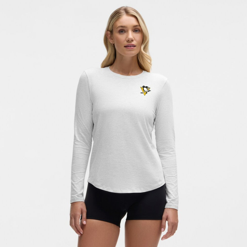 NHL Pittsburgh Penguins lululemon Women's Love Long Sleeve T-Shirt - Heathered Core Ultra Light Grey