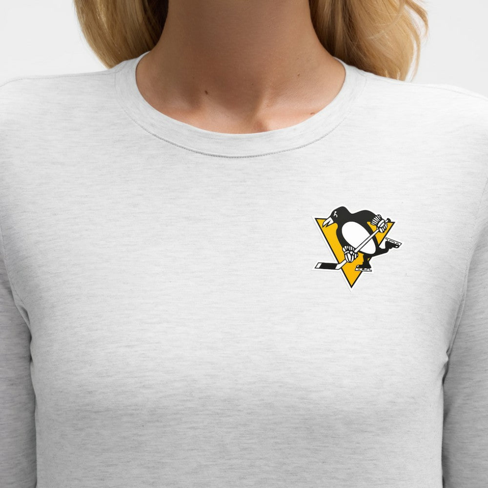 NHL Pittsburgh Penguins lululemon Women's Love Long Sleeve T-Shirt - Heathered Core Ultra Light Grey