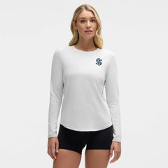 NHL Seattle Kraken lululemon Women's Love Long Sleeve T-Shirt - Heathered Core Ultra Light Grey