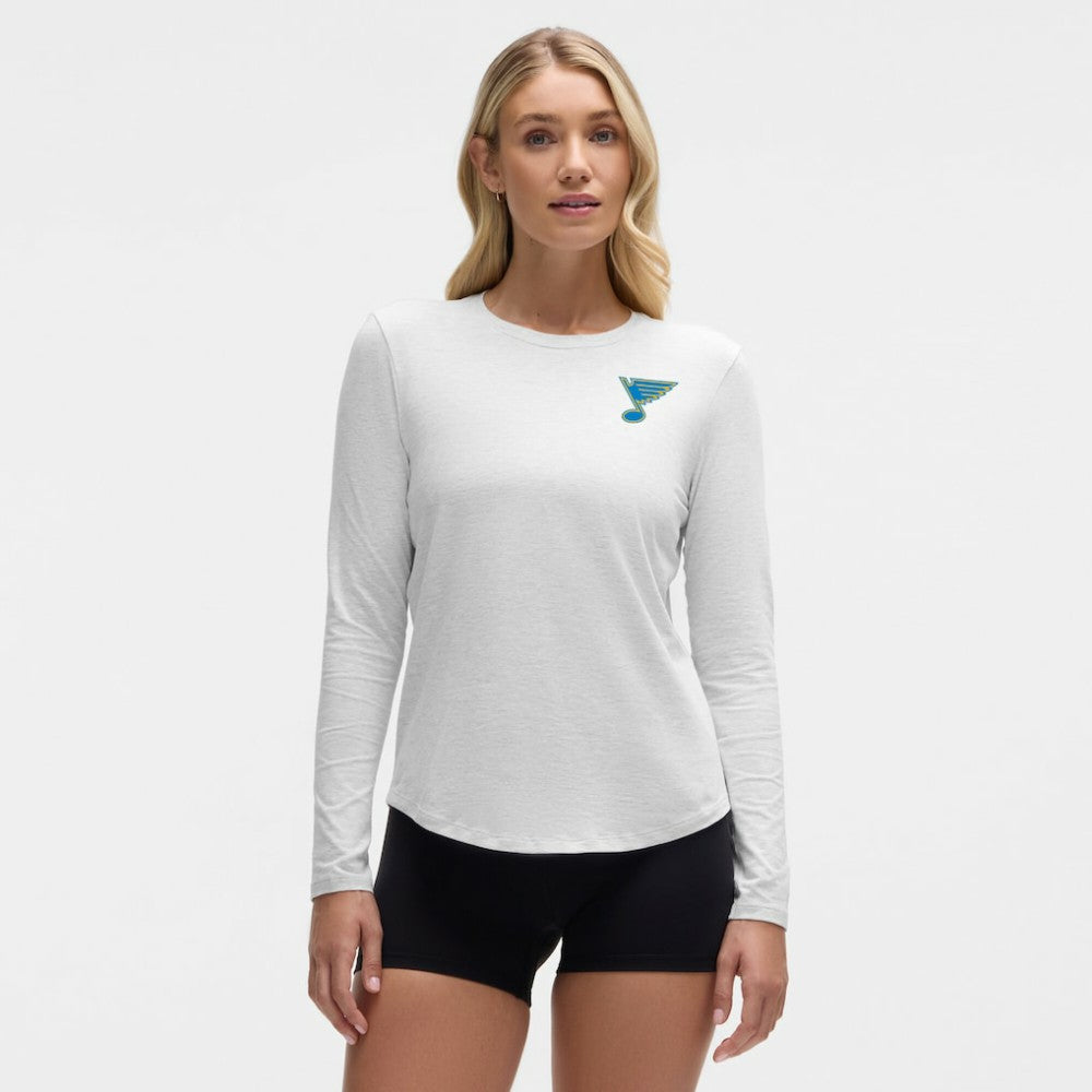 NHL St. Louis Blues lululemon Women's Love Long Sleeve T-Shirt - Heathered Core Ultra Light Grey