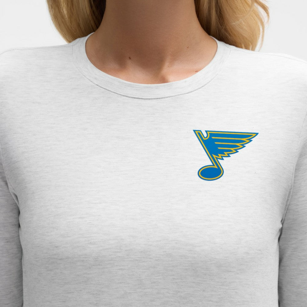 NHL St. Louis Blues lululemon Women's Love Long Sleeve T-Shirt - Heathered Core Ultra Light Grey
