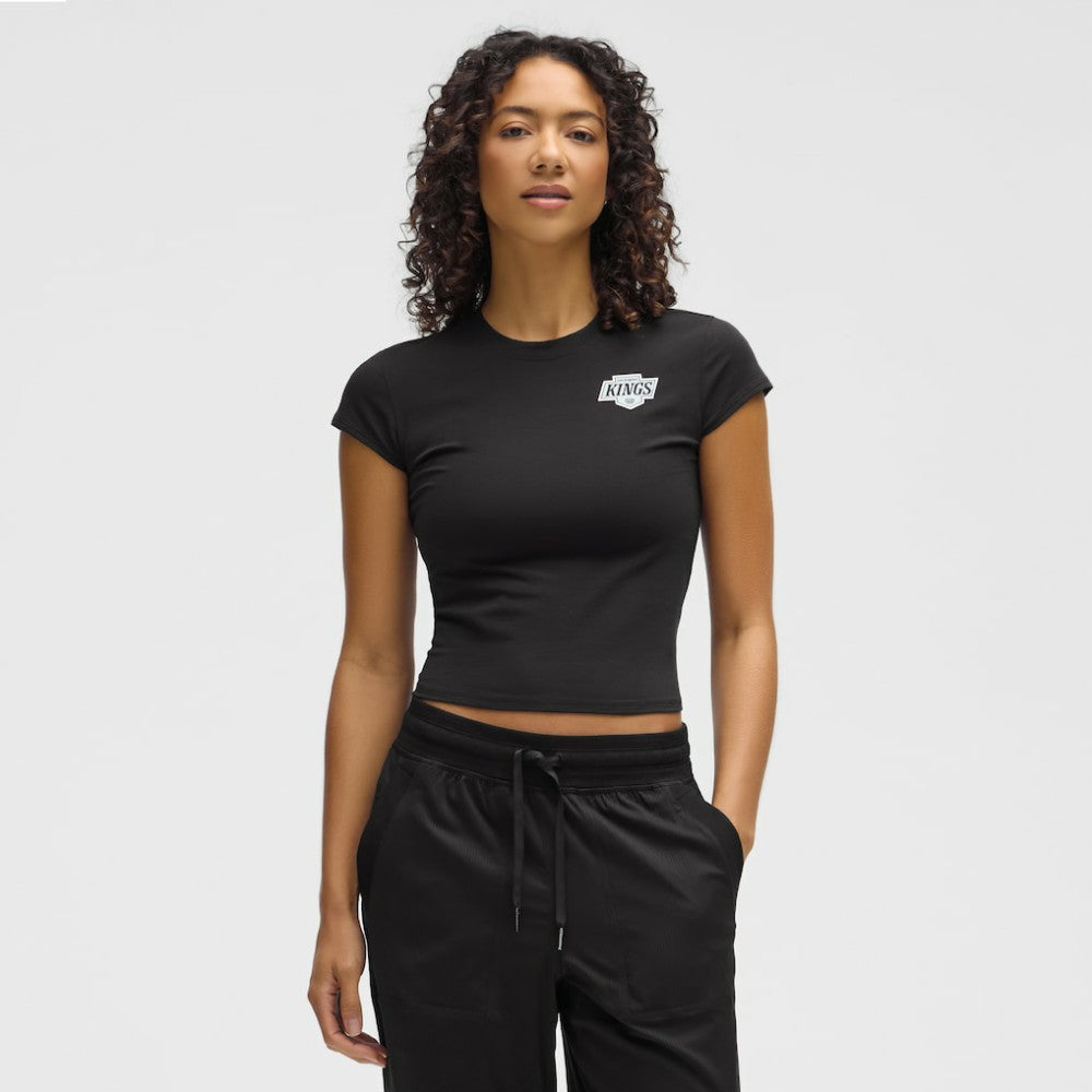 NHL Los Angeles Kings lululemon Women's Baby T-Shirt - Black