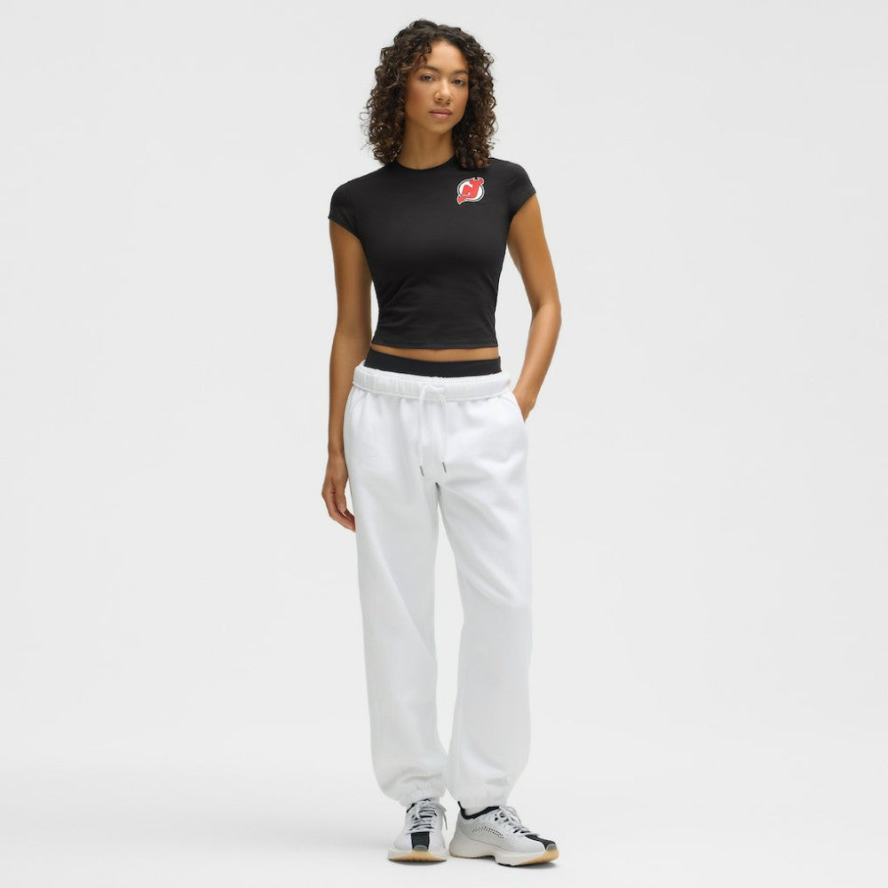 NHL New Jersey Devils lululemon Women's Baby T-Shirt - Black