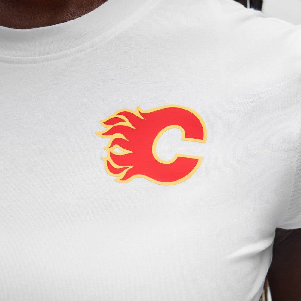 NHL Calgary Flames lululemon Women's Baby T-Shirt - White