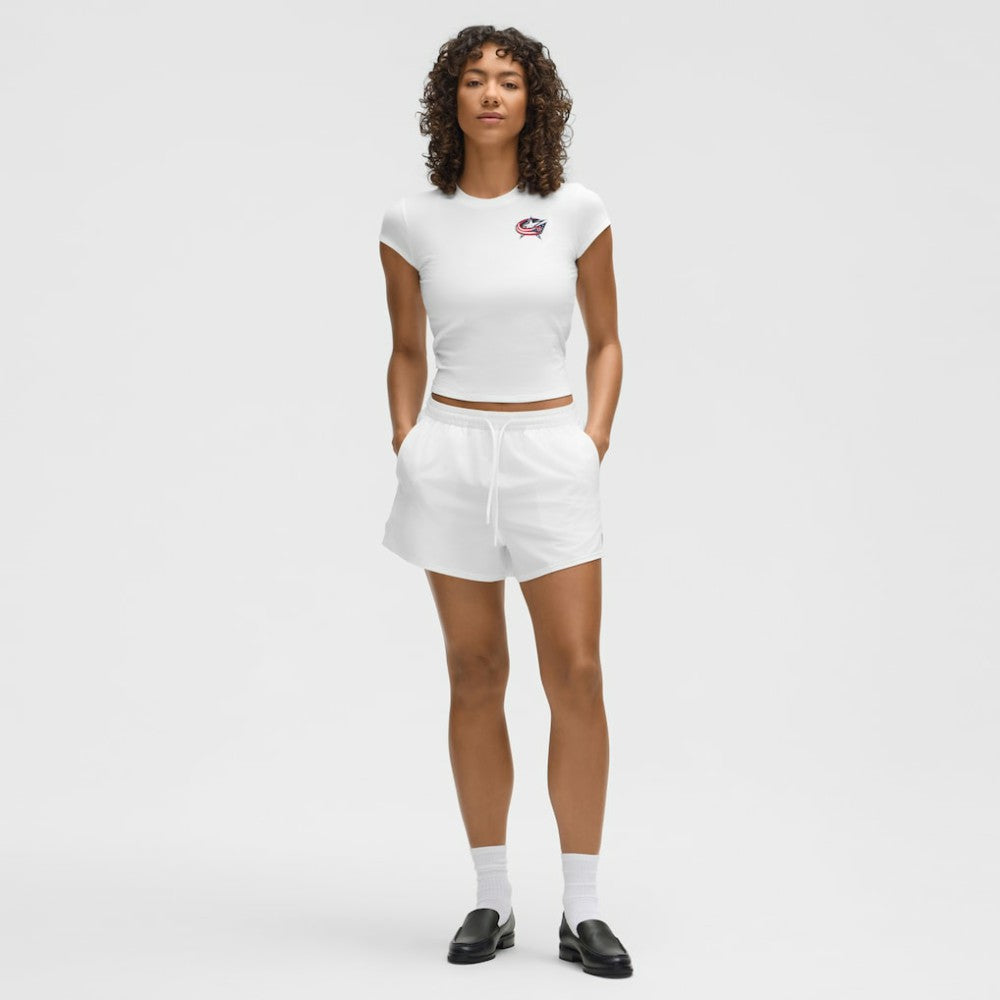 NHL Columbus Blue Jackets lululemon Women's Baby T-Shirt - White