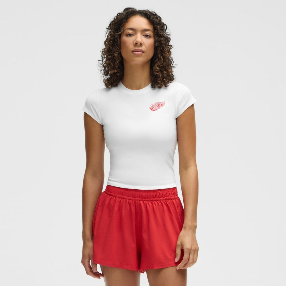 NHL Detroit Red Wings lululemon Women's Baby T-Shirt - White