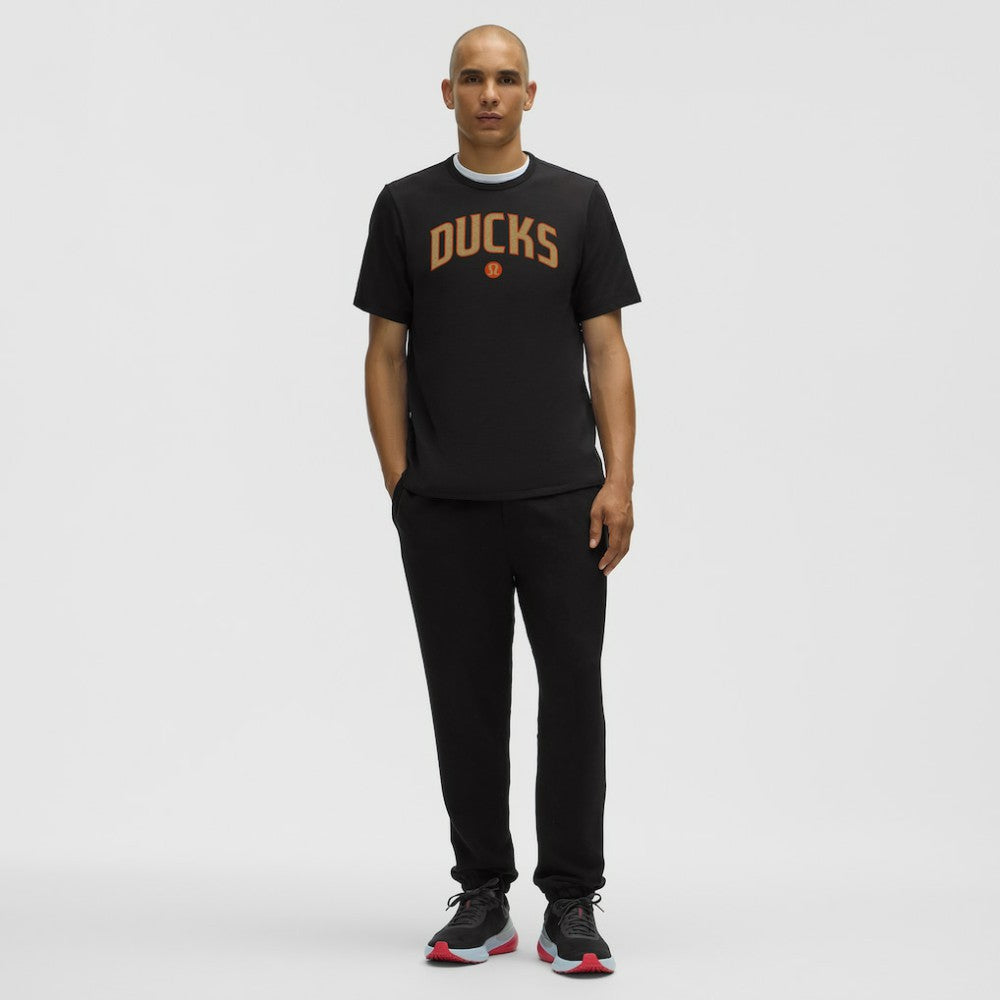 NHL Anaheim Ducks lululemon Organic Cotton Classic-Fit T-Shirt - Black