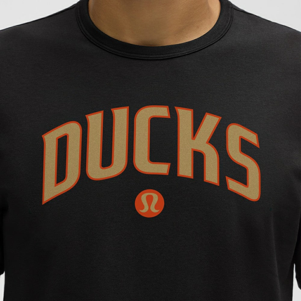 NHL Anaheim Ducks lululemon Organic Cotton Classic-Fit T-Shirt - Black