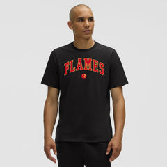 NHL Calgary Flames lululemon Organic Cotton Classic-Fit T-Shirt - Black
