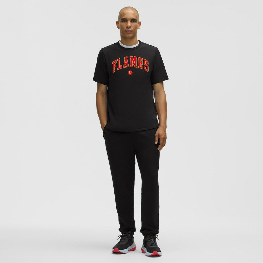 NHL Calgary Flames lululemon Organic Cotton Classic-Fit T-Shirt - Black