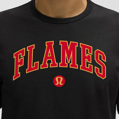 NHL Calgary Flames lululemon Organic Cotton Classic-Fit T-Shirt - Black