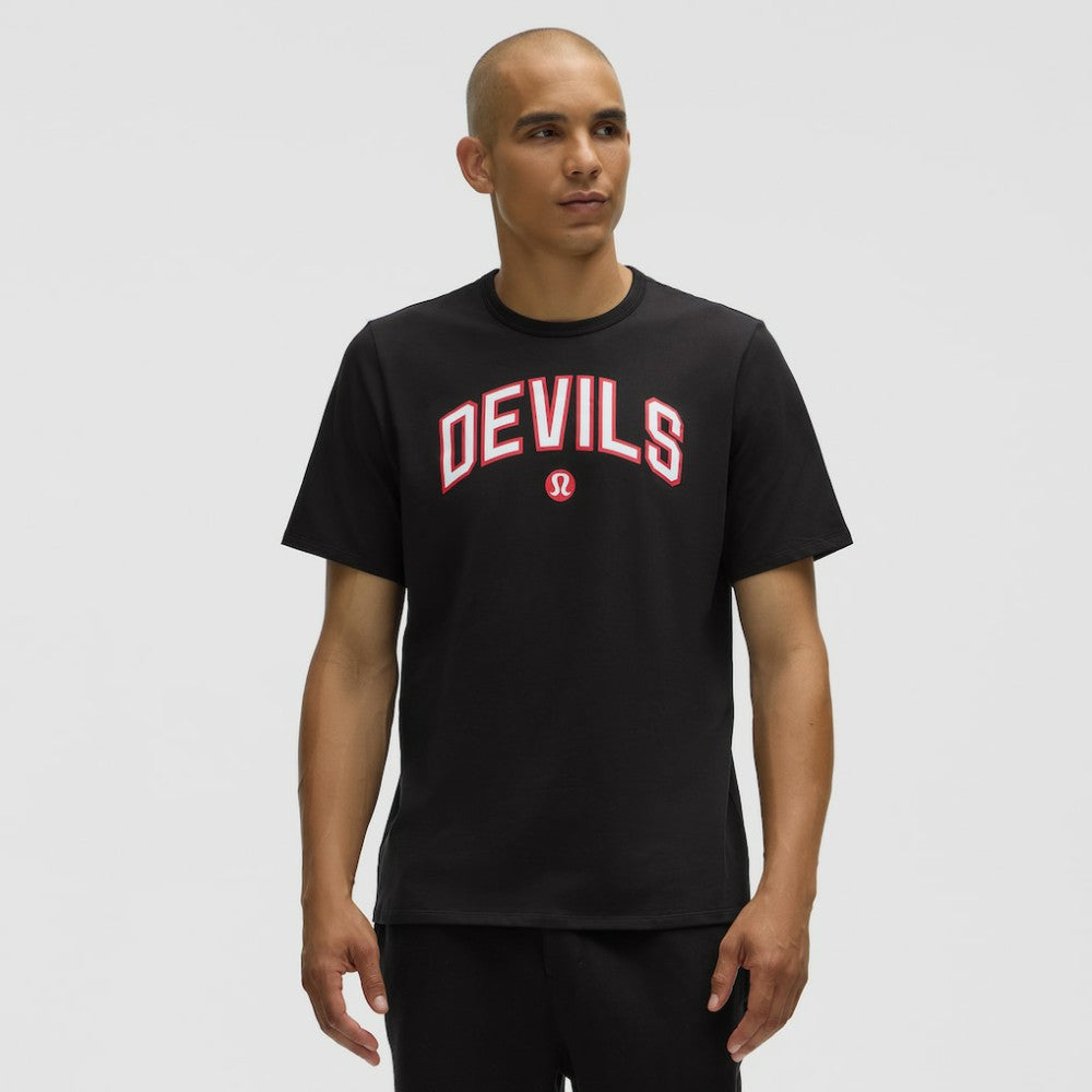 NHL New Jersey Devils lululemon Organic Cotton Classic-Fit T-Shirt - Black