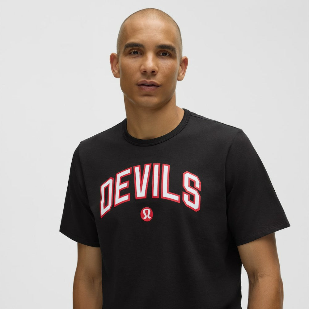NHL New Jersey Devils lululemon Organic Cotton Classic-Fit T-Shirt - Black