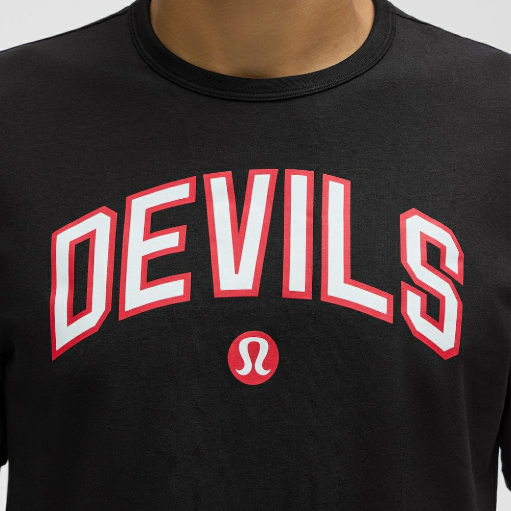 NHL New Jersey Devils lululemon Organic Cotton Classic-Fit T-Shirt - Black
