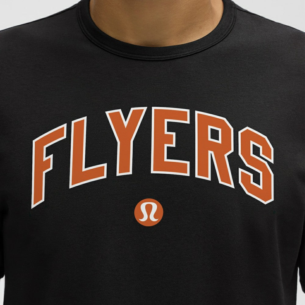 NHL Philadelphia Flyers lululemon Organic Cotton Classic-Fit T-Shirt - Black