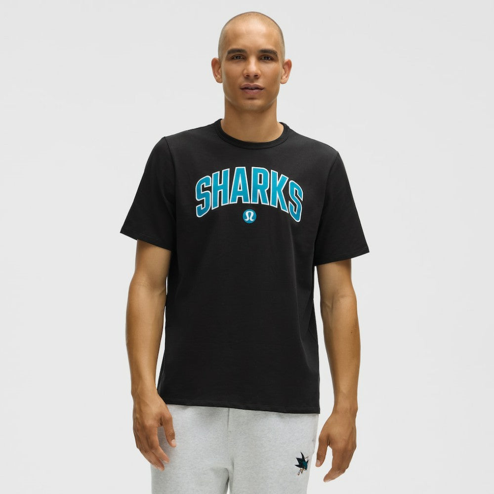 NHL San Jose Sharks lululemon Organic Cotton Classic-Fit T-Shirt - Black