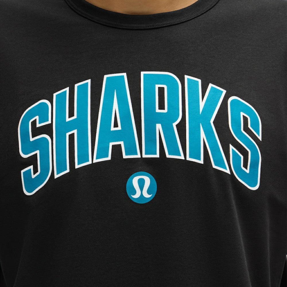 NHL San Jose Sharks lululemon Organic Cotton Classic-Fit T-Shirt - Black