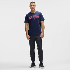 NHL Columbus Blue Jackets lululemon Organic Cotton Classic-Fit T-Shirt - Blue