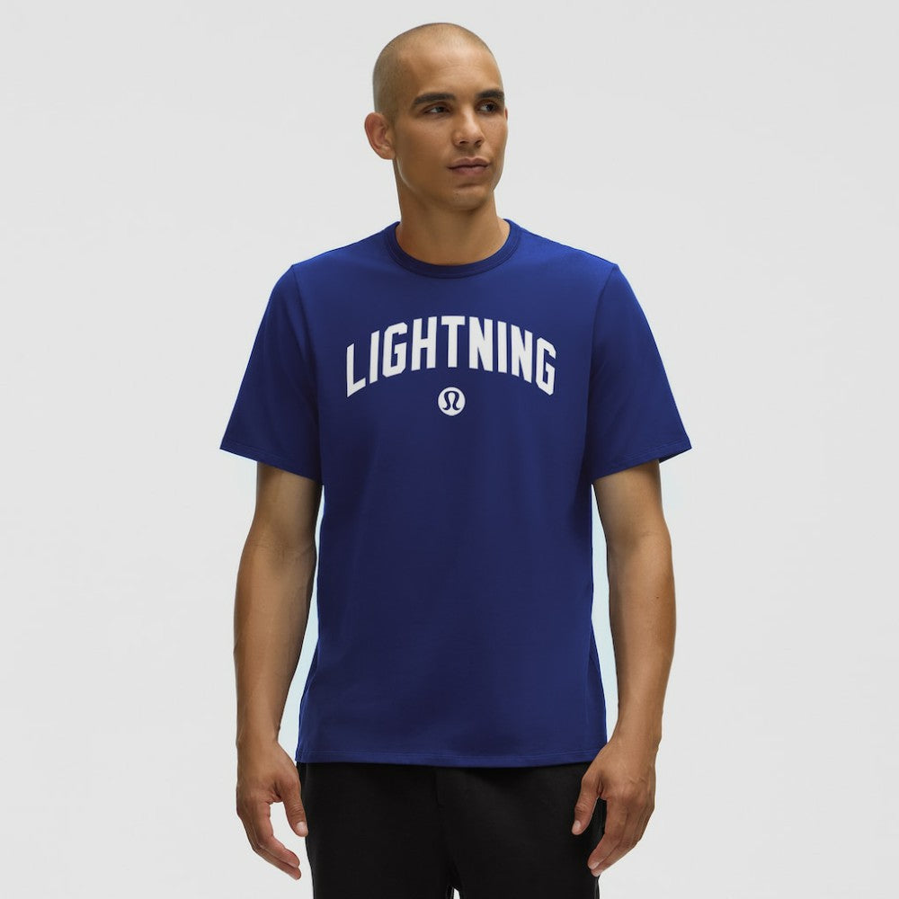 NHL Tampa Bay Lightning lululemon Organic Cotton Classic-Fit T-Shirt - Larkspur