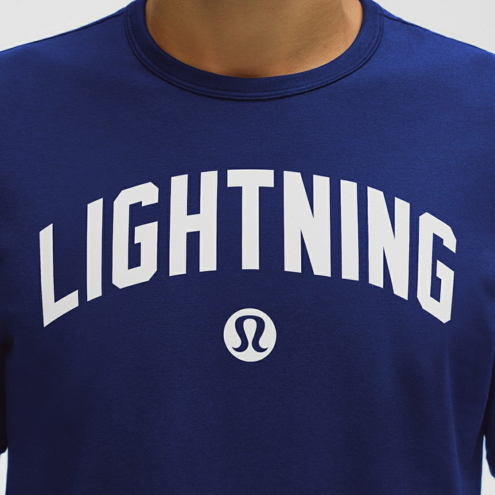 NHL Tampa Bay Lightning lululemon Organic Cotton Classic-Fit T-Shirt - Larkspur