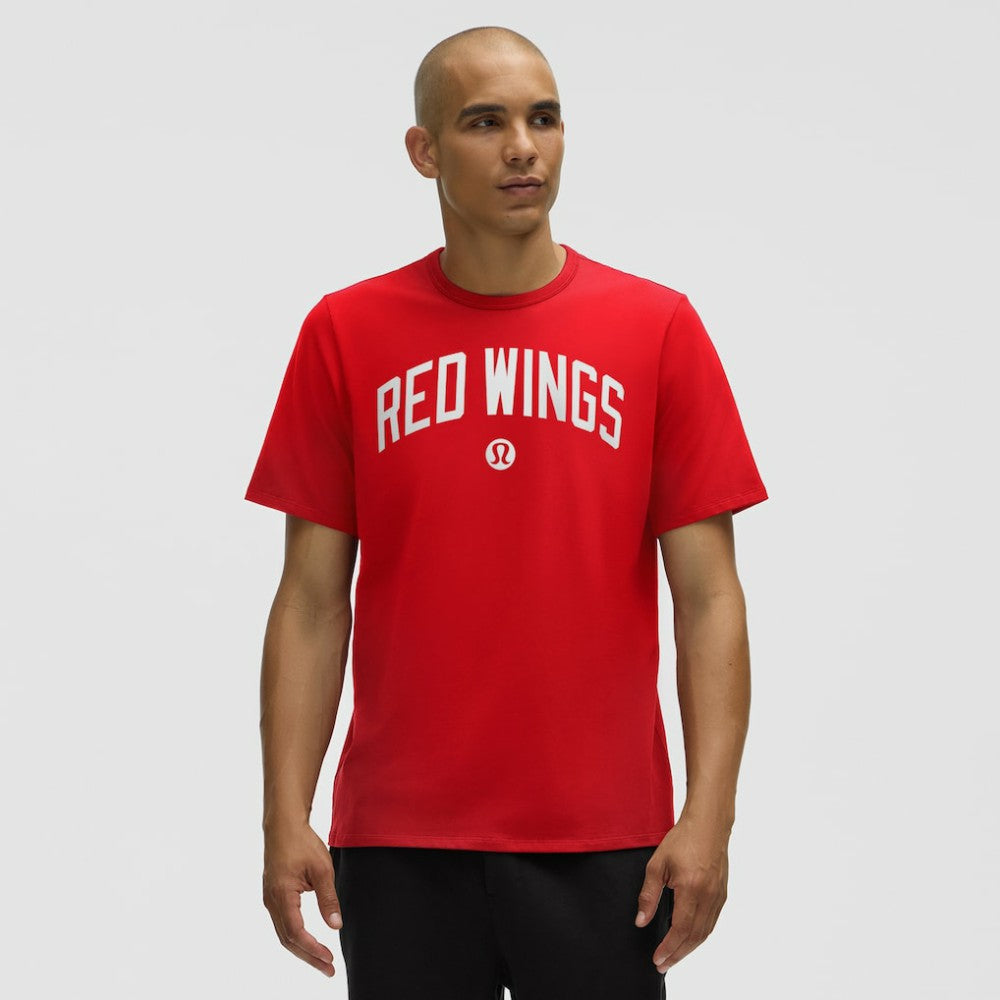 NHL Detroit Red Wings lululemon Organic Cotton Classic-Fit T-Shirt - True Red
