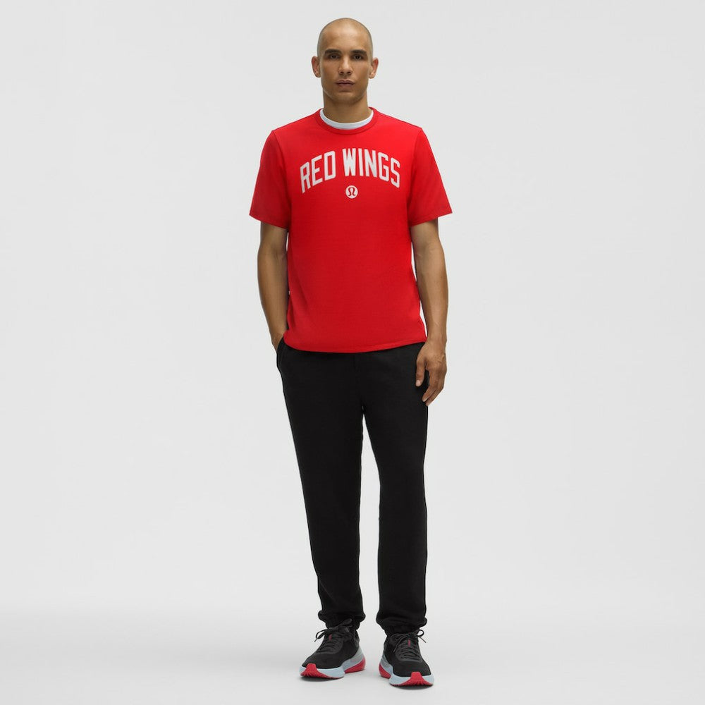 NHL Detroit Red Wings lululemon Organic Cotton Classic-Fit T-Shirt - True Red