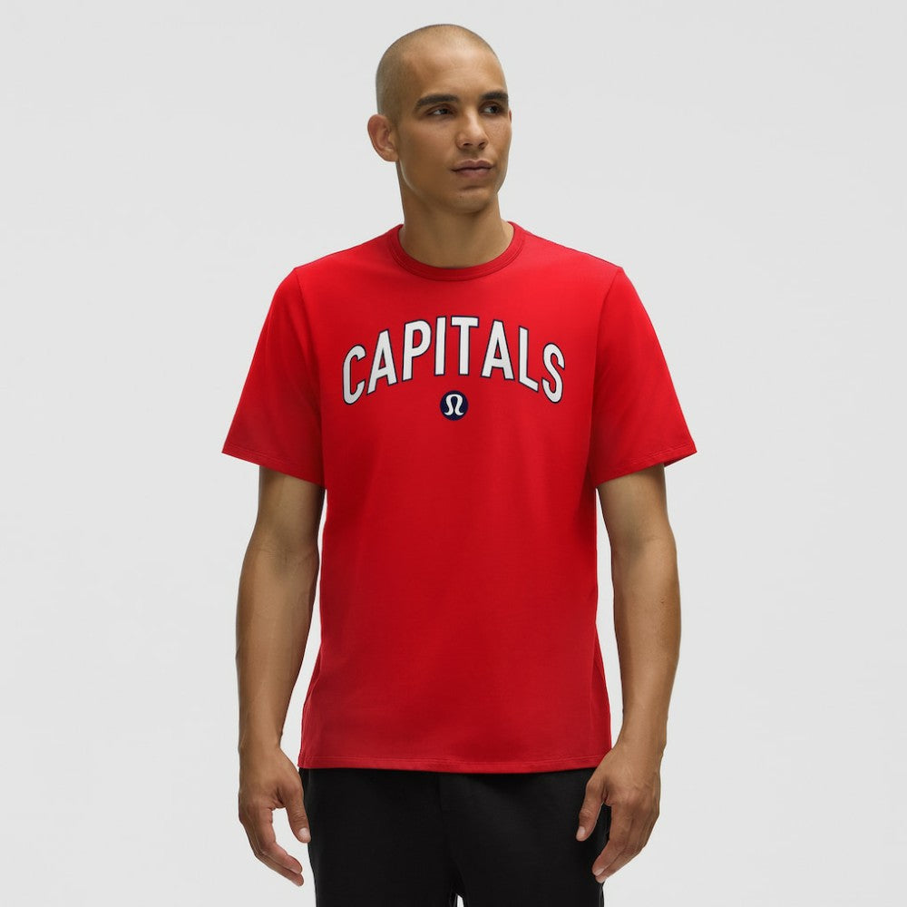 NHL Washington Capitals lululemon Organic Cotton Classic-Fit T-Shirt - True Red