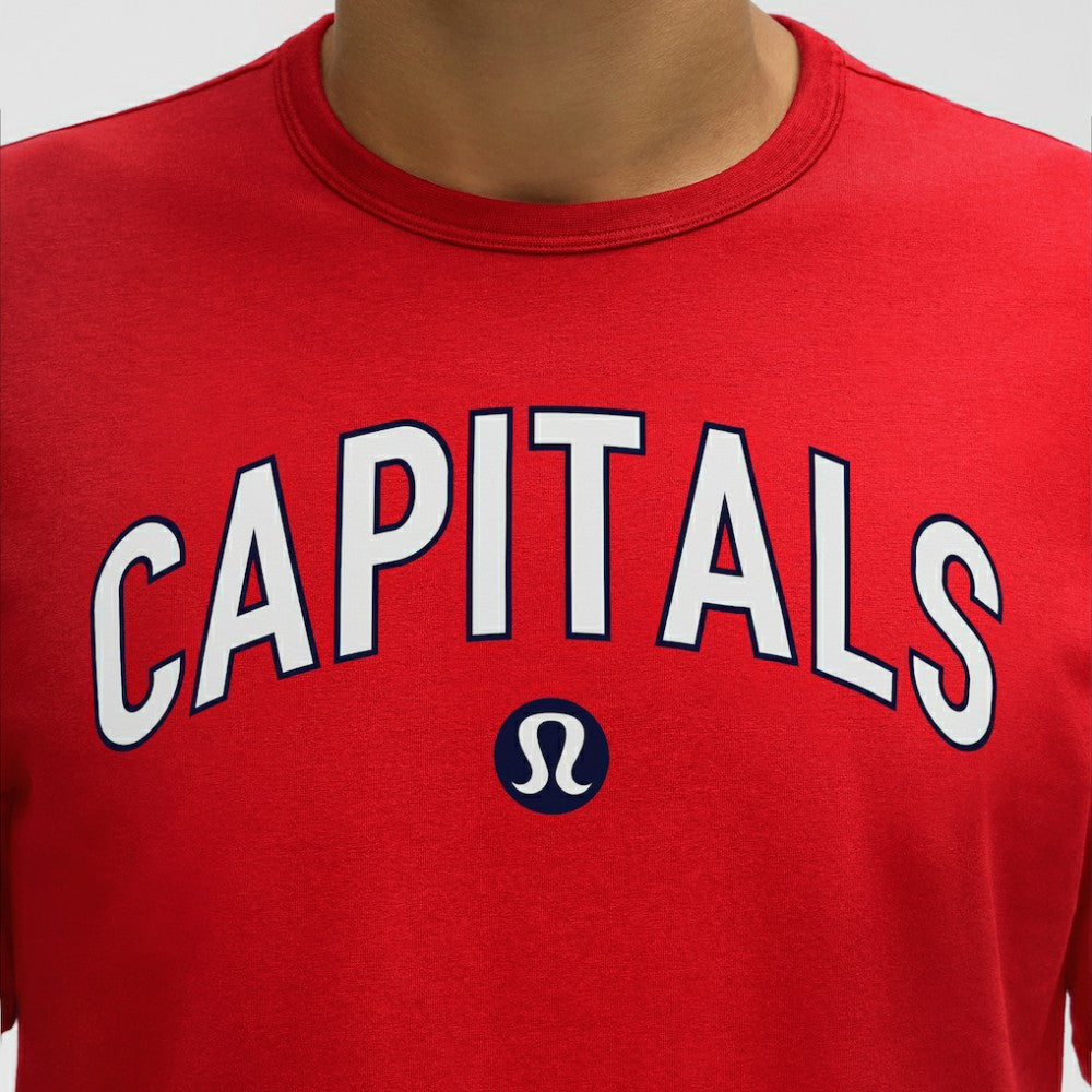 NHL Washington Capitals lululemon Organic Cotton Classic-Fit T-Shirt - True Red