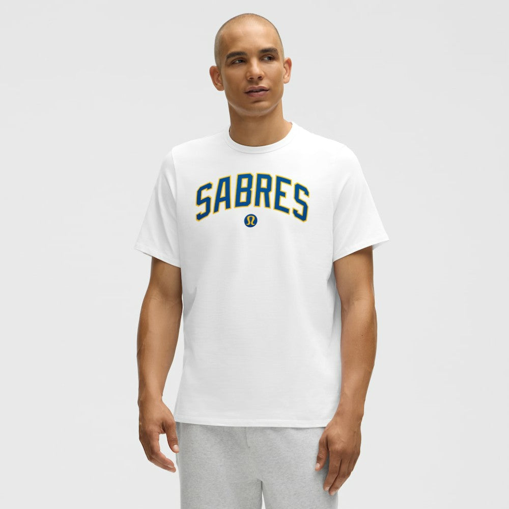 NHL Buffalo Sabres lululemon Organic Cotton Classic-Fit T-Shirt - White