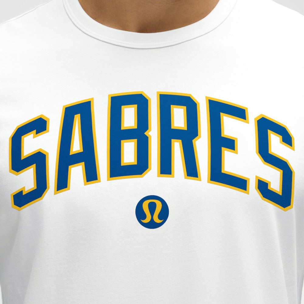 NHL Buffalo Sabres lululemon Organic Cotton Classic-Fit T-Shirt - White