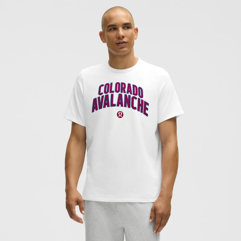 NHL Colorado Avalanche lululemon Organic Cotton Classic-Fit T-Shirt - White
