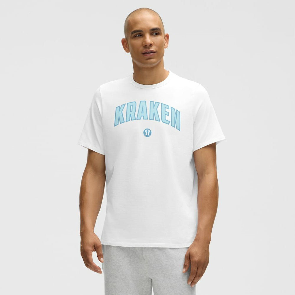 NHL Seattle Kraken lululemon Organic Cotton Classic-Fit T-Shirt - White