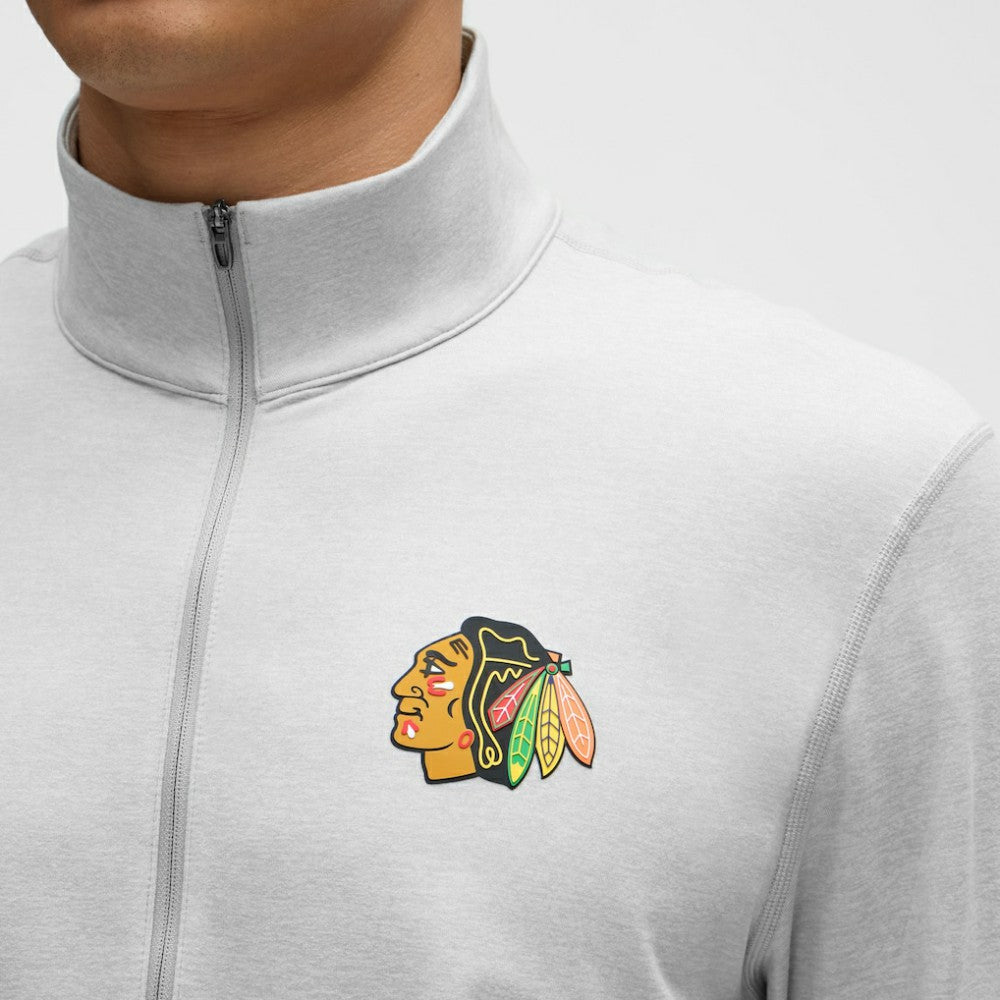 NHL Chicago Blackhawks lululemon Soft Jersey Half-Zip Pullover - Heather Gray