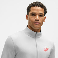 NHL Detroit Red Wings lululemon Soft Jersey Half-Zip Pullover - Heather Gray