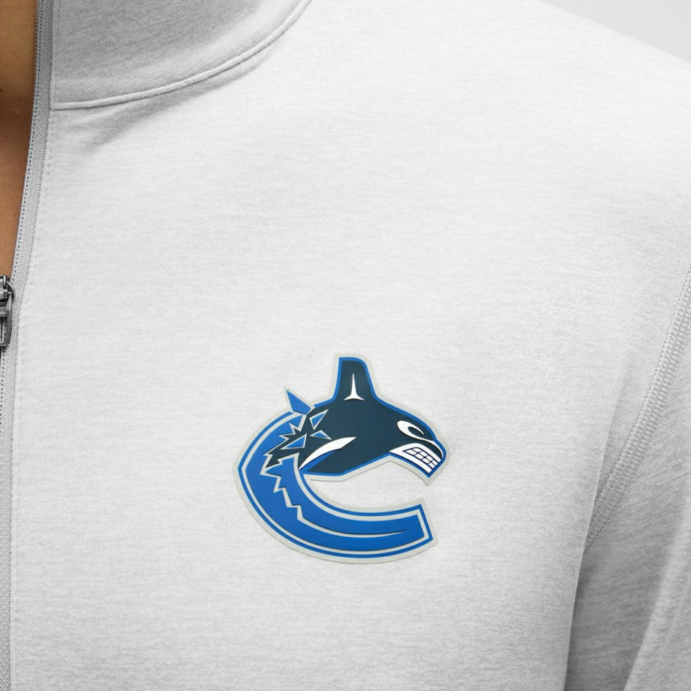 NHL Vancouver Canucks lululemon Soft Jersey Half-Zip Pullover - Heather Gray