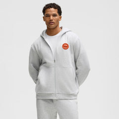 NHL Anaheim Ducks lululemon Steady State Full-Zip Hoodie - Heathered Core Ultra Light Grey