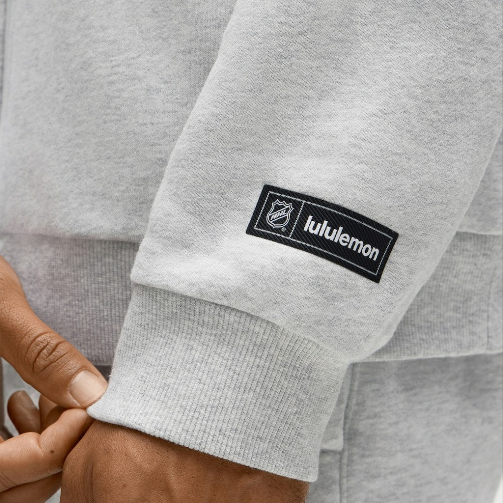 NHL Anaheim Ducks lululemon Steady State Full-Zip Hoodie - Heathered Core Ultra Light Grey