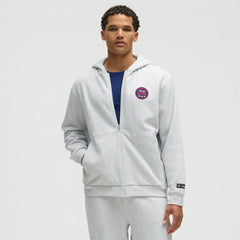 NHL Columbus Blue Jackets lululemon Steady State Full-Zip Hoodie - Heathered Core Ultra Light Grey