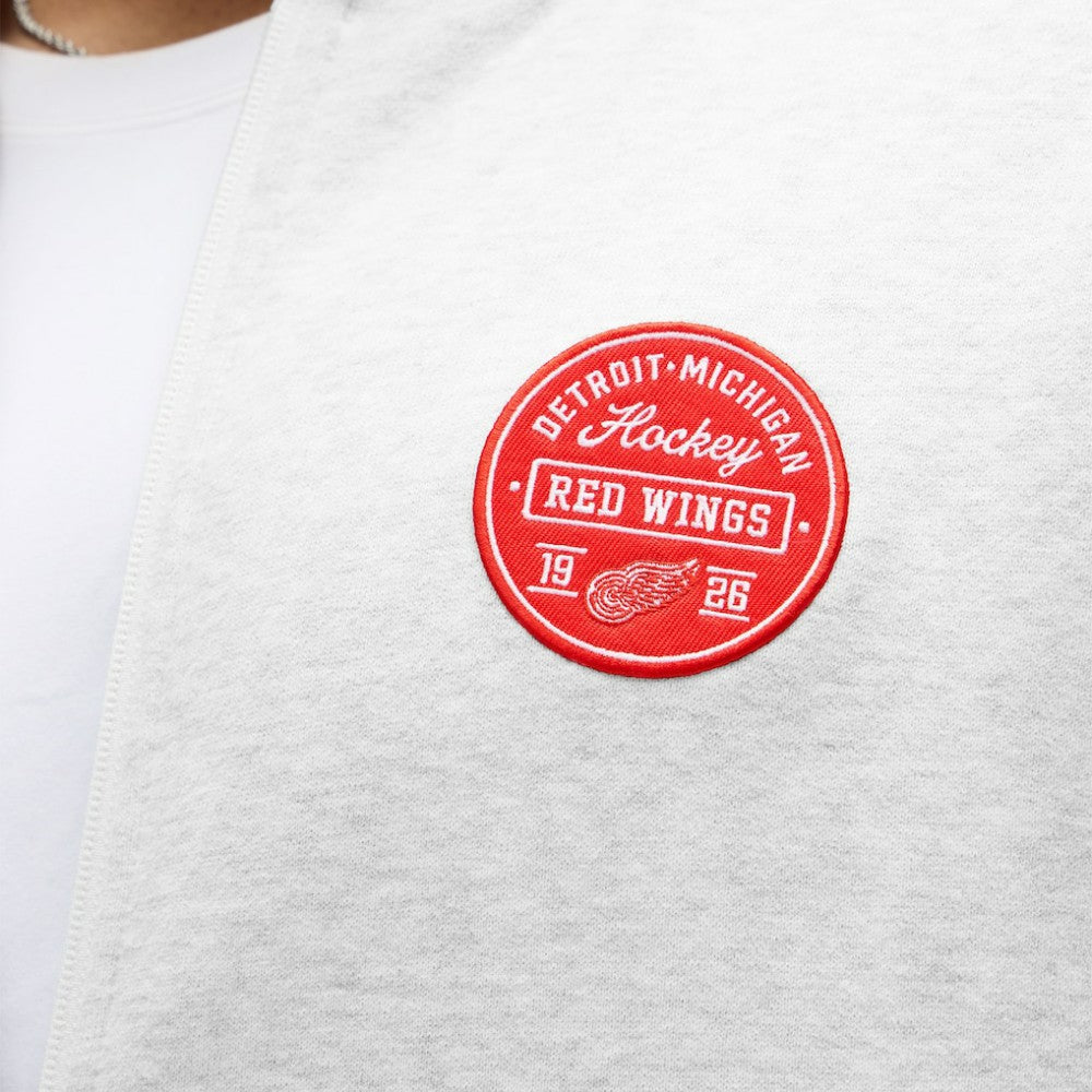 NHL Detroit Red Wings lululemon Steady State Full-Zip Hoodie - Heathered Core Ultra Light Grey