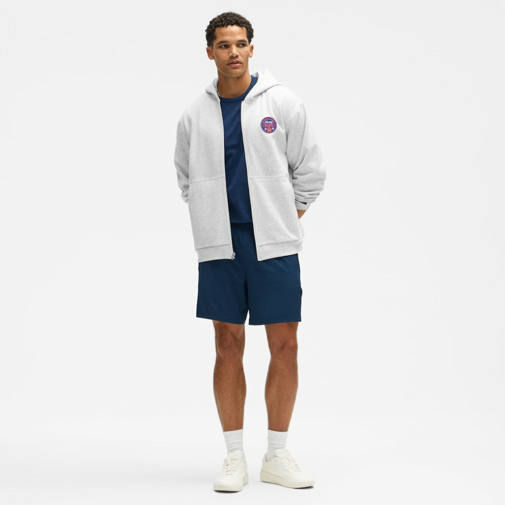 NHL Edmonton Oilers lululemon Steady State Full-Zip Hoodie - Heathered Core Ultra Light Grey