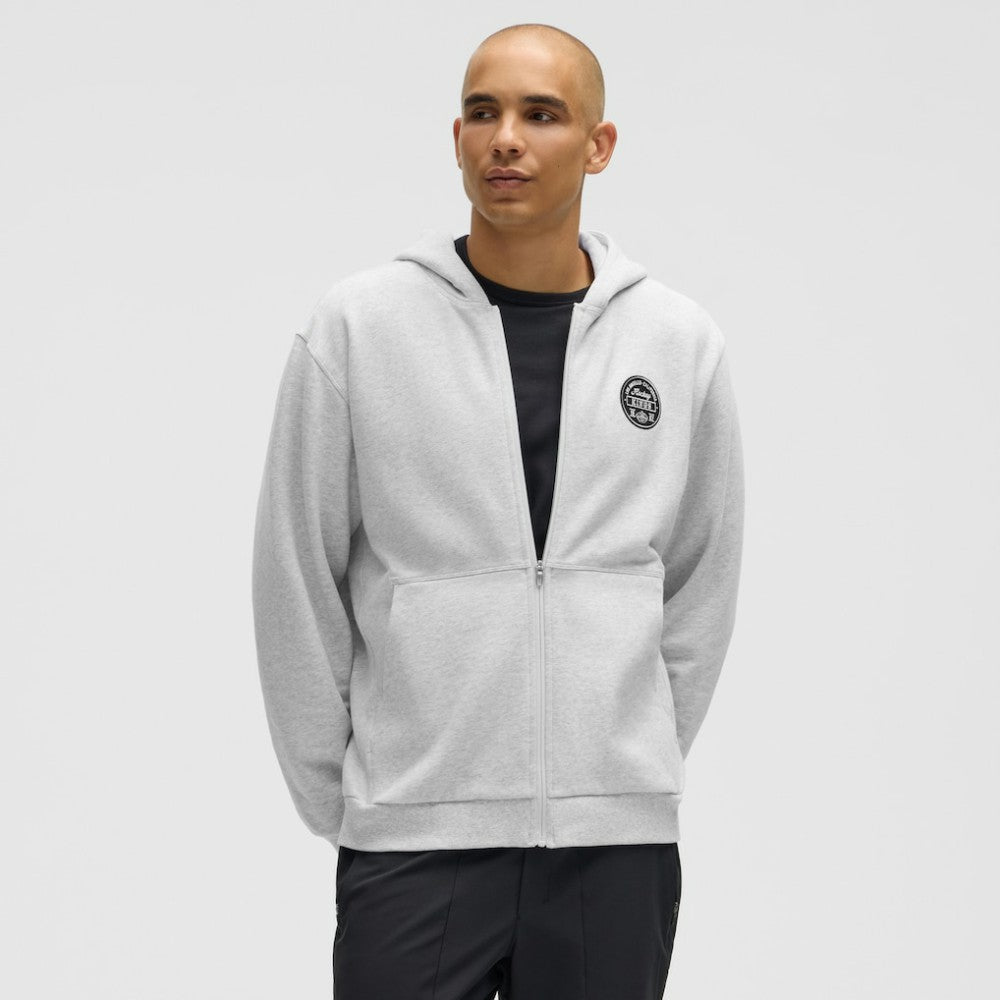 NHL Los Angeles Kings lululemon Steady State Full-Zip Hoodie - Heathered Core Ultra Light Grey
