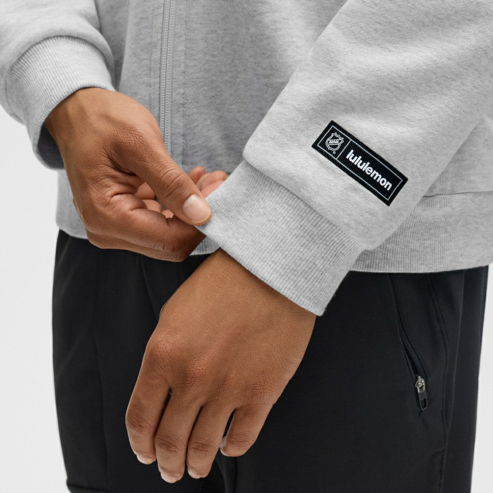 NHL Los Angeles Kings lululemon Steady State Full-Zip Hoodie - Heathered Core Ultra Light Grey